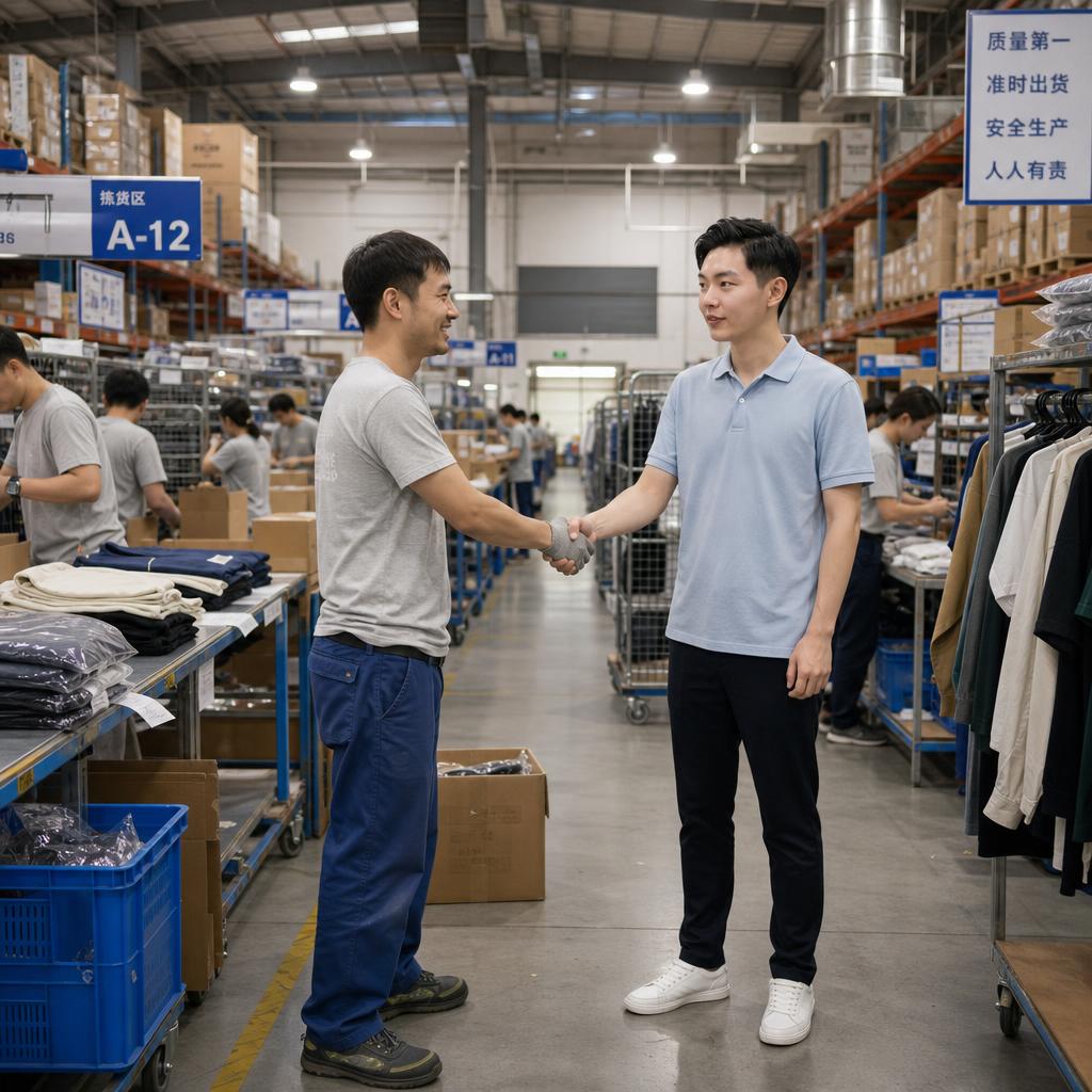 Sealed with a handshake — Guangzhou · Apparel & textiles